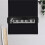 Piano Keyboard Pencil Case Black Plastic Storage Box 2