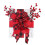 Handmade Buffalo Plaid Christmas Tree Topper Red Black 5
