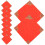 Blank Fu Character Red Xuan Paper 20 pcs 6