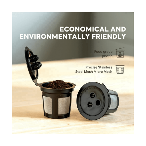Επαναχρησιμοποιήσιμα αξεσουάρ φίλτρου κάψουλας καφέ τριών οπών για CFP301CFP201CFP307Dual 1