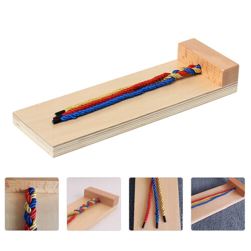 Wooden Braid Practice Toy for Kids Educational Kit 2