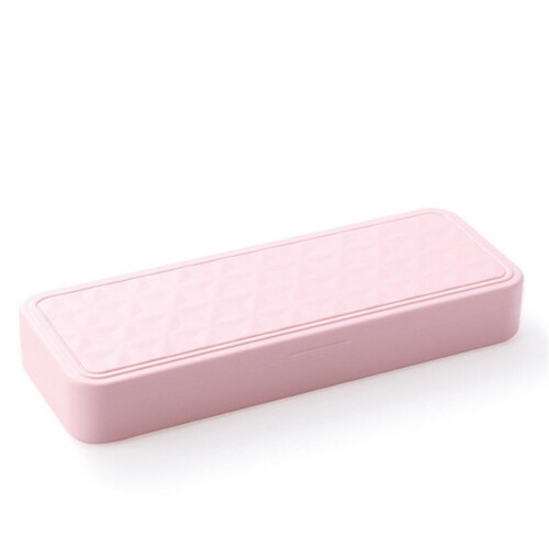 Ozmmyan double-layer pencil case pink small and large 2