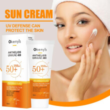(50 ML) Sunscreen SPF50+ 50ml Face Body Ultra Anti-Imperfection Anti-Shine Invisible Fluid Sunscreen