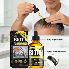(3PCS) Biotin Hair Oil Collagen Scalp Serum Strengthening Treatment Natural Rosemary Ginseng Extract Thicker Volume Care For All Types