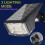 Solar LED buitenspot 50/53 LED's 3 standen IP65 5