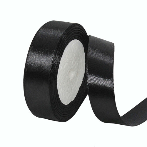 Polyester Satin Ribbon 0.5 cm Solid Colors 1