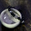 Black Lava Beaded Macrame Bracelet Silver 4
