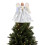 Christmas Tree Topper Angel with 2m Lights Silver 6
