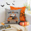 SDJMa Καλύμματα Μαξιλαριών Halloween Διακόσμηση 18x18 Διακοσμήσεις Halloween Αγροικία 8