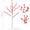 Red Berry Stems Artificial Holly Picks 12 Pack 3