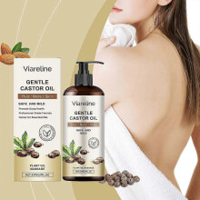 Viareline Castor Oil Care Essential Oil for Moisturizing And Softening The Skin All Over The Body And Hair