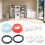 Ceramic Disc Silicon Washer Insert for 1/2 Inch Valve Tap 2