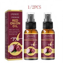 (1PCS) Onion Hair Growth Oil Spray Strengthens Hydrates Hair Promotes Dense Thick Treatment 1/2PCS