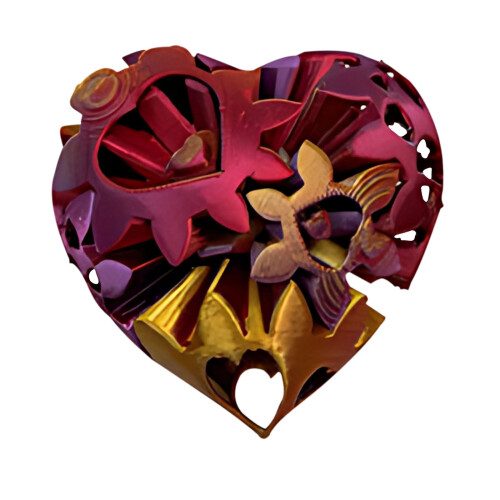 Printable Cut-Out Gear Balls and Hearts 1