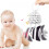 Baby Hanging Bell for Stroller or Crib Black and White 3