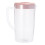 Carafă mare de plastic cu capac, 2600 ml 1