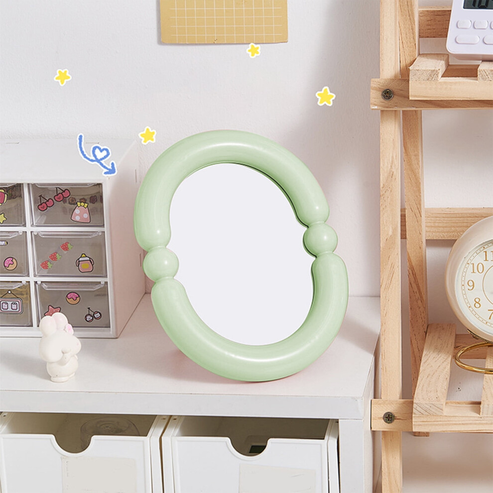 Desktop Makeup Mirror 5.19x7.08 Inch Foldable Dual-Purpose