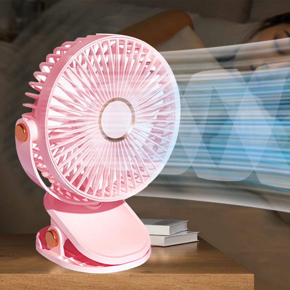 Portable Usb Clip Fan With Strong Airflow And Quiet 975221791641