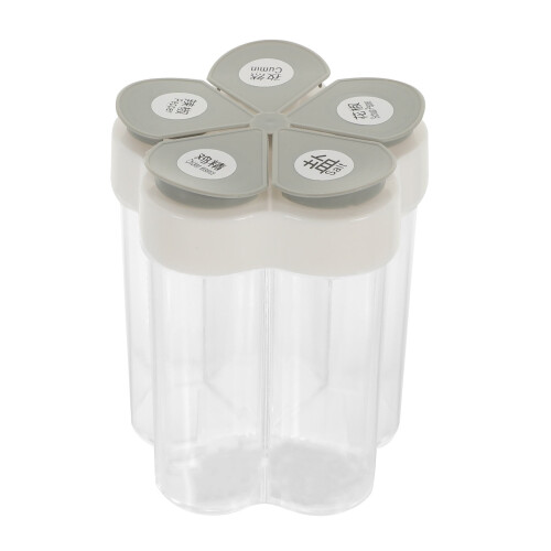 Ensemble de 5 pots à épices de voyage Eease gris