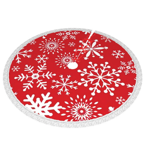 Christmas Tree Skirt 36 Inch Rustic Holiday Decor 1