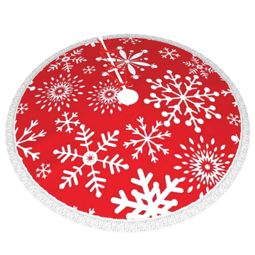Christmas Tree Skirt 36 Inch Rustic Holiday Decor 2