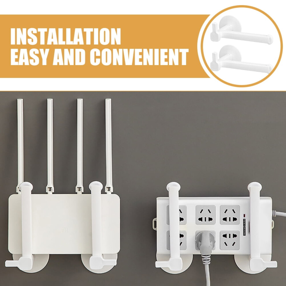 Router Rack Plush Hook Household Hanger 2 Pcs 928028808043