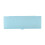 Plastic pencil case with hinged lid and snap closure blue 2