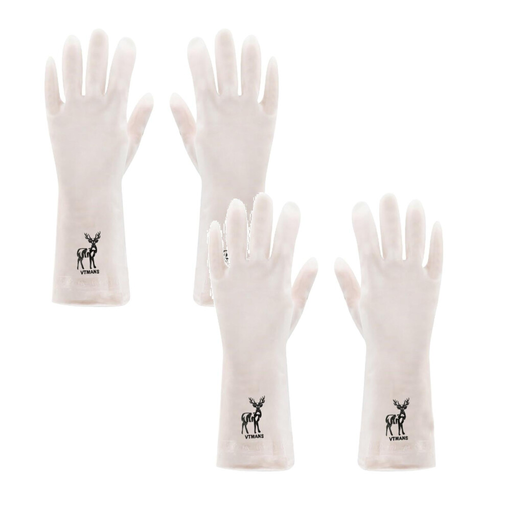 Xubond kitchen rubber gloves with apron set 1 pair