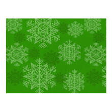 Kerstplacemats met herfstdesign, 4 stuks