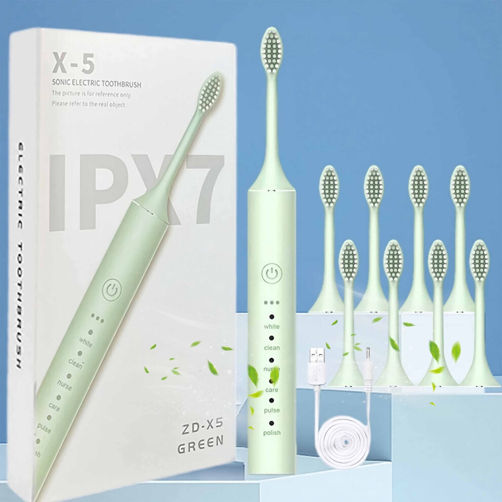 Quinlirra electric toothbrush sonic rechargeable 3 brush