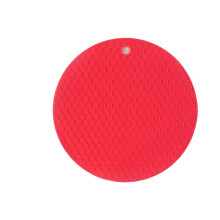 Xubond siliconen hitte-isolerende placemats set van 6 rood