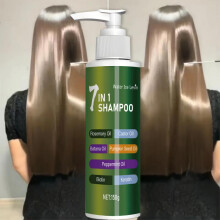 7-in-1 Shampoo, Rich Foam Easy Rinse, Dandruff Removal, Oil Control, Strengthens Hair, Repairs Split Ends, Volumizing