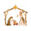 Presepe natalizio da giardino con luci a LED 1