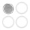 Espresso Moka Pot Filter with 3 Sealing Rubber Rings 3