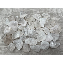 Trozos de cuarzo transparente natural en bruto de 2,5 a 5 cm (1-2 pulgadas)