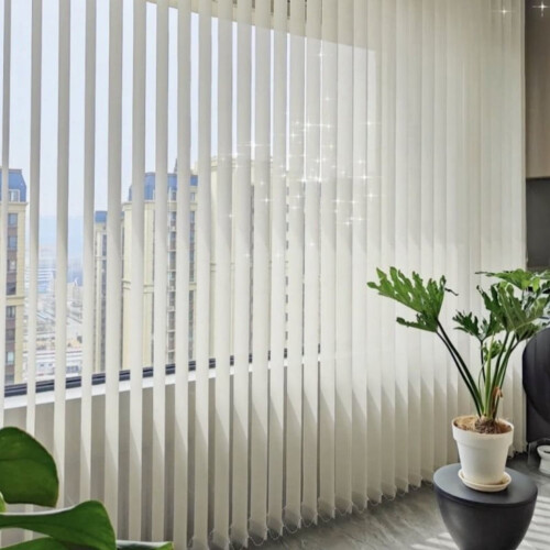 Blinds Accessories White PVC Sliding Door 3 Pcs 2