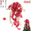 Christmas Tree Topper Buffalo Plaid Red Bow with Streamers 1