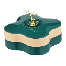 Boîte de rangement Tahtuvzn avec couvercle, organisateur à double compartiment pour noix, fruits secs, bonbons - Convient pour la cuisine et les