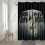 Perdea de duș Halloween 1,8x1,8m cu 12 cârlige 5