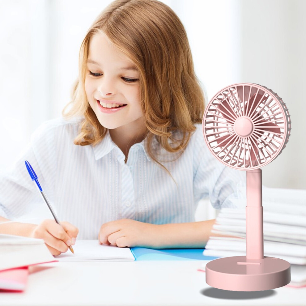 Telescopic Charging Fan Vertical Foldable Mini Desktop 972700167836