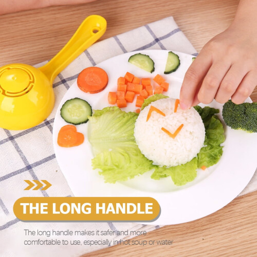 Rice Paddle and Ball Mold Spoon Set 3 Pieces 1