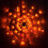 Spider Web Light Decor Orange Outdoor Wall Garden Yard 1