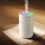 Mini horse lamp humidifier USB-powered white desktop cup 4