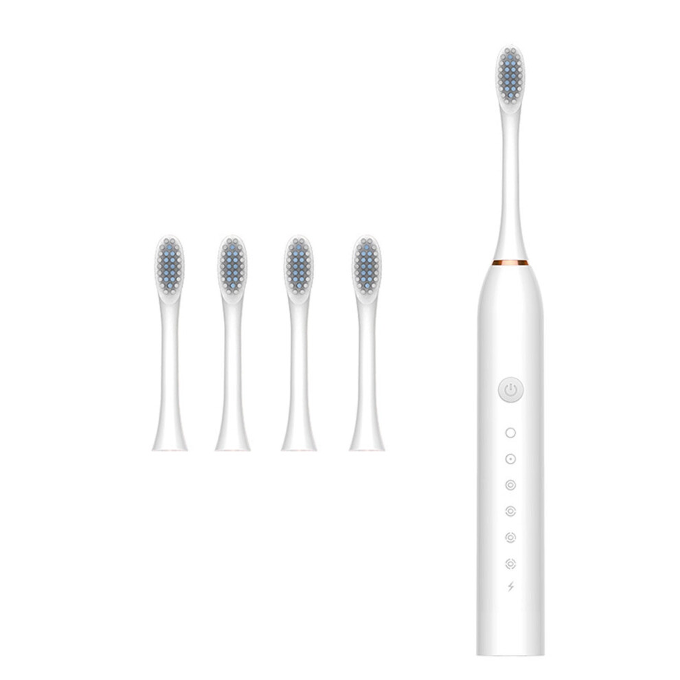 Quinlirra Electric Toothbrush for Adults 6 Modes 4 Brush
