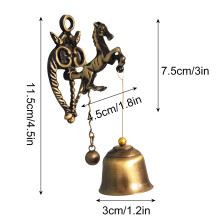 Horse Owl Shaped Doorbell Indoor Outdoor Hanging