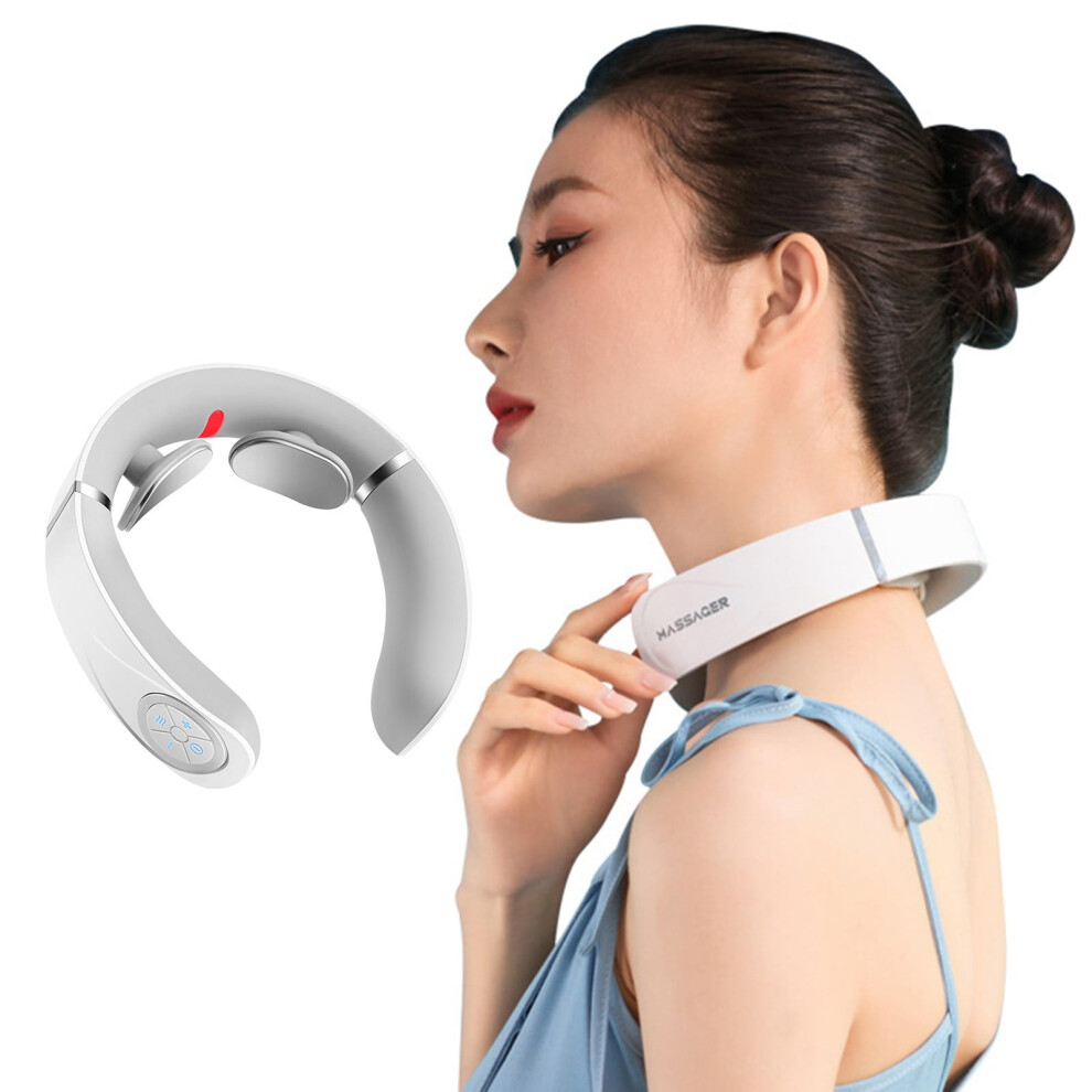 Cervical Spine Massager with 2 Heads, 5 Modes, 16