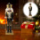 Christmas nutcracker ornament black gold 1 piece 1