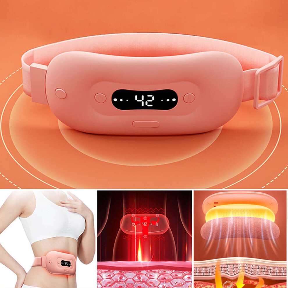 Menstrual heating belt with vibration massage 1 piece