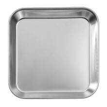 Stainless Steel Dinner Plate Outdoor Pizza Oven Tray 2 pcs