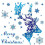 Christmas snowflake elk window sticker, 1 sheet 5